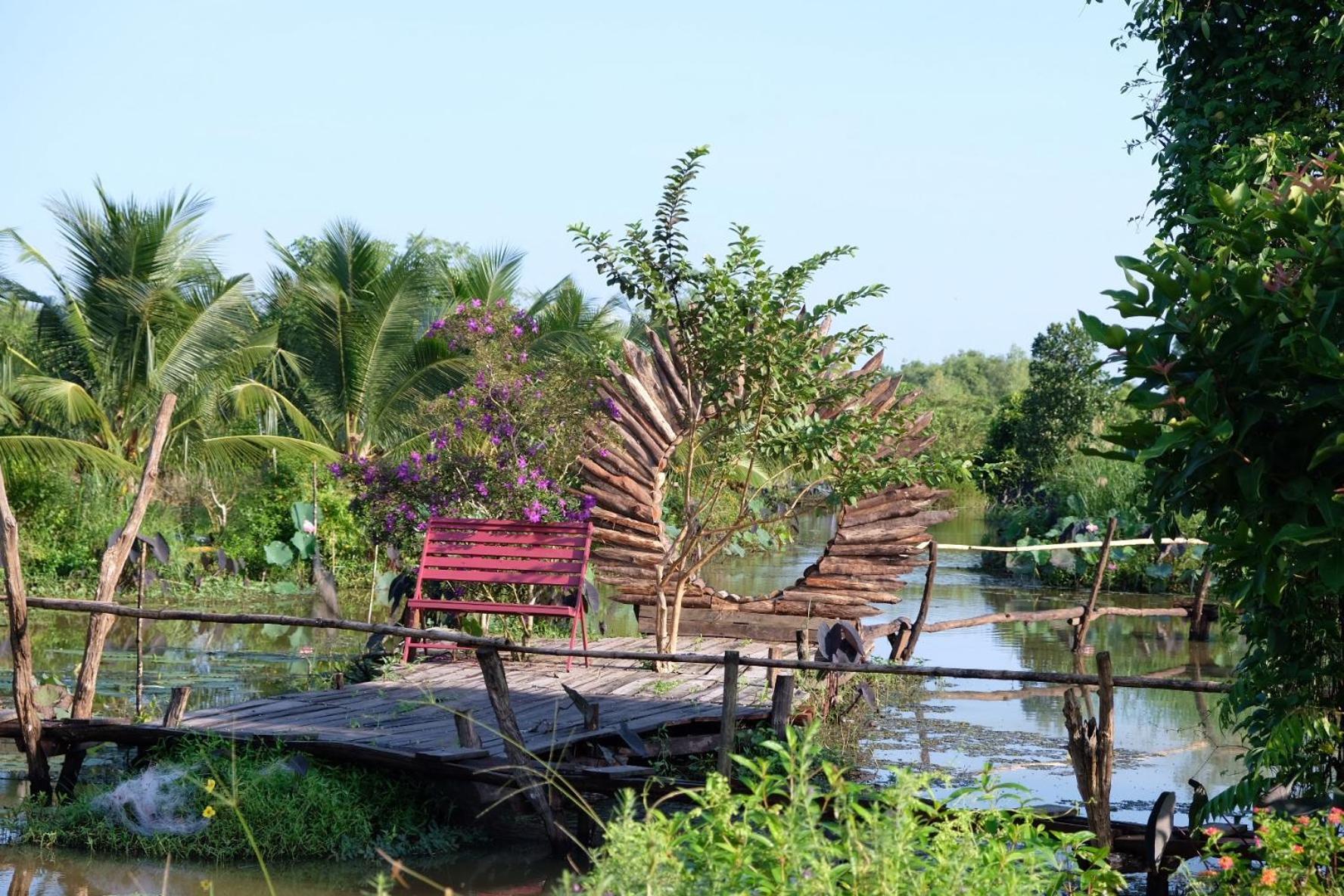 Bungalow - Farmstay Hoa Rung U Minh Ca Mau Luaran gambar
